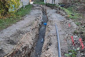 Renouvellement des réseaux d #39 alimentation en eau potable aux lieux dits